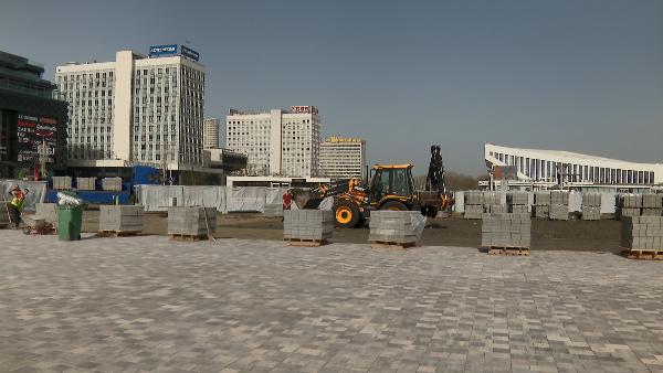 В Минске обновят площадку у Дворца Спорта
