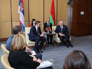 Лукашенко встретился с президентом Сербии
