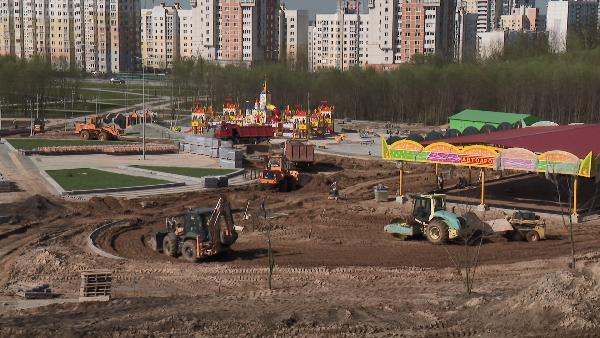 Строительство и благоустройство парка им. Уго Чавеса в Минске