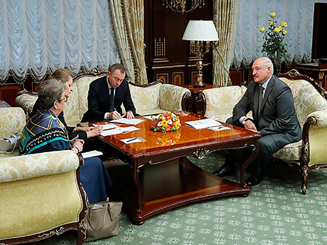 Александр Лукашенко встретился с главой представительства ЕС Андреа Викторин