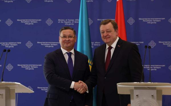 Meeting of the Foreign Ministers of Belarus and Kazakhstan