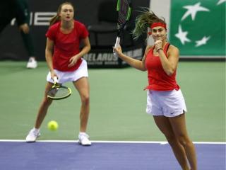 Belarusian tennis players FedCup silver medalists
