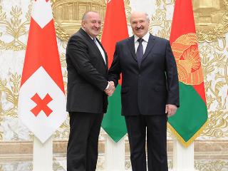Переговоры А.Лукашенко и Г.Маргвелашвили