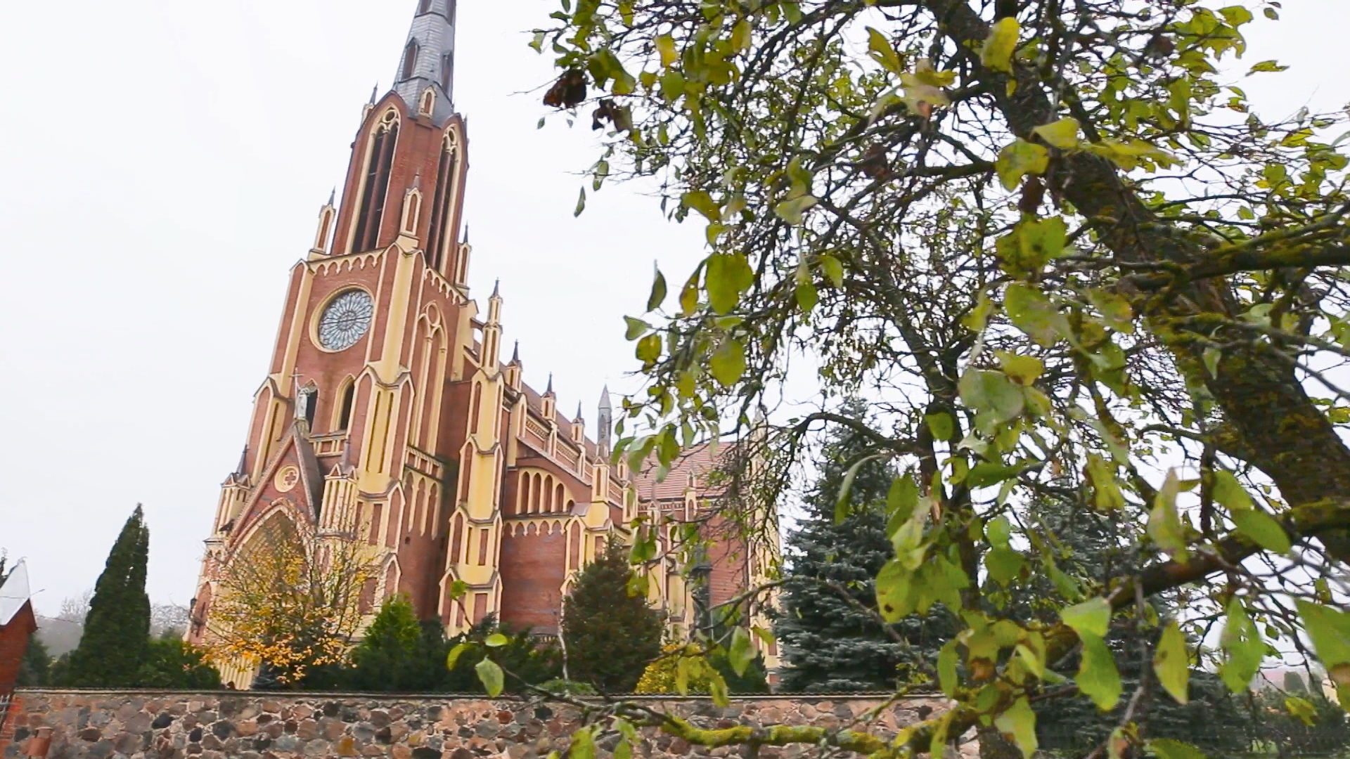 Neo-Gothic miracle of Belarus – church in Gervyaty
