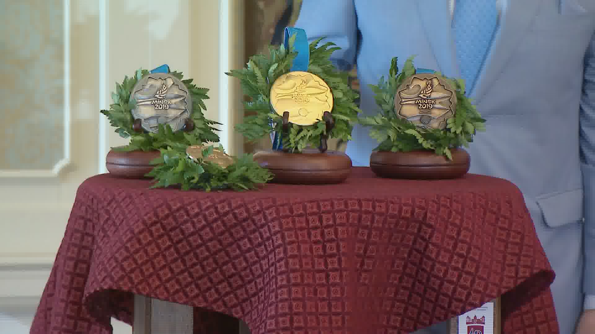 Медали Европейских игр 2019 презентовали сегодня в Мирском замке