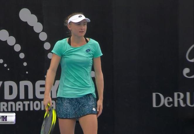 Александра Саснович вышла в четвертьфинал теннисного турнира в Сиднее