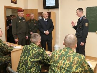 Посещение части внутренних войск МВД