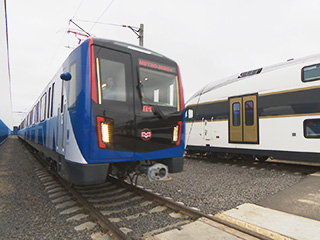«Штадлер» представил первый поезд для минского метро