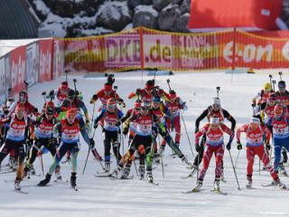 In Hochfilzen, Austria - the second day of the Biathlon World Championships