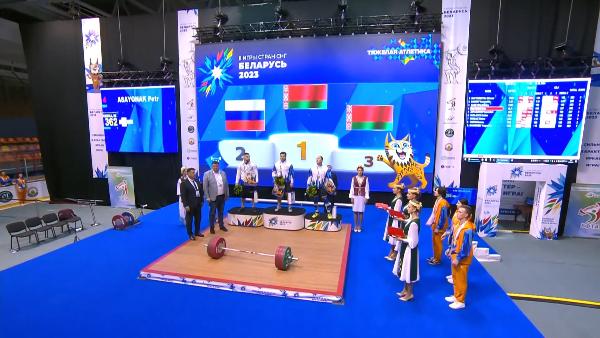Weightlifter Petr Asayonak became the champion of the 2nd CIS Games