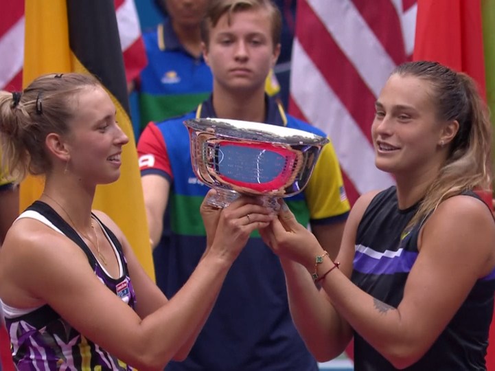 Арина Соболенко выиграла турнир серии «Большого шлема» впервые в карьере