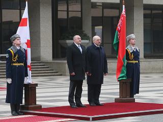 President of Georgia on official visit to Belarus