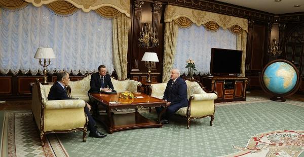 Президент Беларуси встретился с министром иностранных дел России