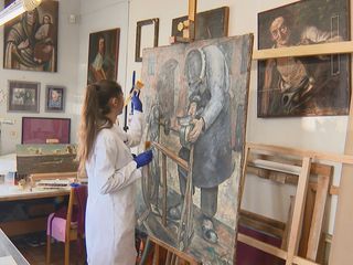 Белорусские реставраторы работают над обновлением двух шедевров мирового искусства