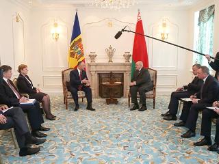 Встреча Президентов Беларуси и Молдовы