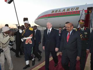 Начался официальный визит Президента Беларуси в Судан