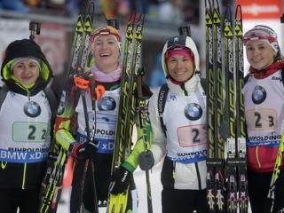 Ruhpolding - women's relay in biathlon
