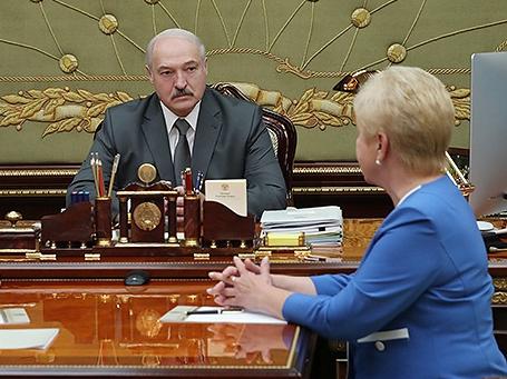 Александр Лукашенко и Лидия Ермошина обсудили вопросы избирательных кампаний 2019-2020 гг