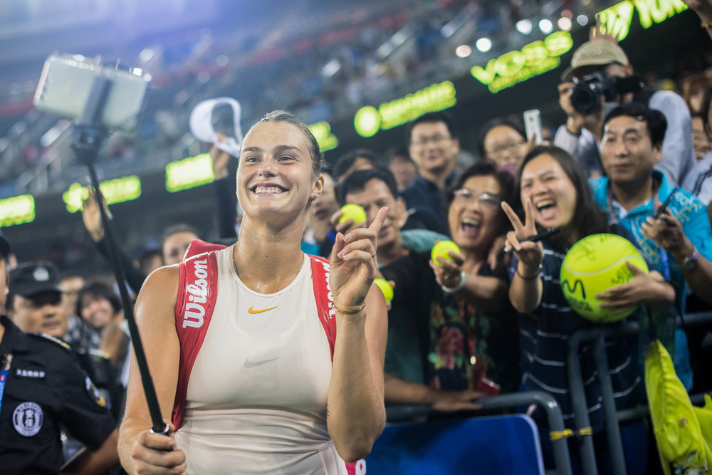 Aryna Sabalenka into Tianjin Open quarterfinals