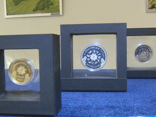 В Нацбанке представили памятные монеты ко II Европейским играм