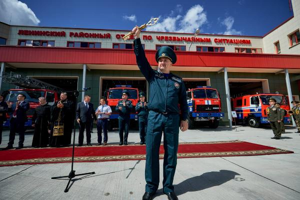 В Гродно открылась новая пожарная аварийно-спасательная часть