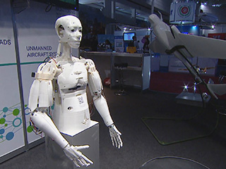На «ТИБО 2019» презентовали человекоподобного робота белорусского производства