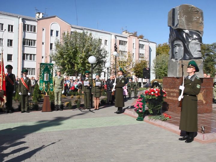 Memorial sign in honor of border guards unveiled in Pinsk