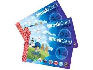 Guest card of Minsk issued in five formats