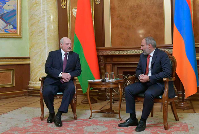 A.Lukashenko in Yerevan on working visit