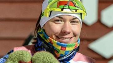 Belarus’ biathlete Nadezhda Skardino wins gold medal in Ostersund, Sweden