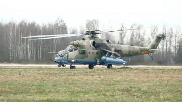 В Беларусь прибыла очередная партия вертолётов Ми-35М