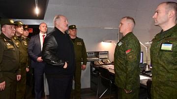 А. Лукашенко посетил Центральный командный пункт ВВС и войск ПВО
