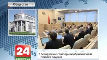 Belarusian senators approve of draft Forest Code