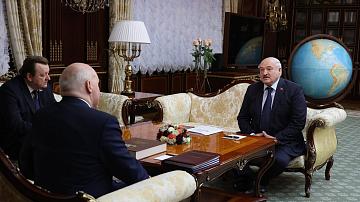 Президент Беларуси провёл встречу с Государственным секретарём Союзного государства
