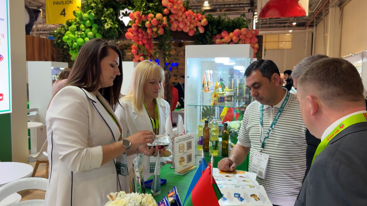 Белорусская экспозиция представлена на международных выставках InterFood Azerbaijan и Caspian Agro Week в Баку