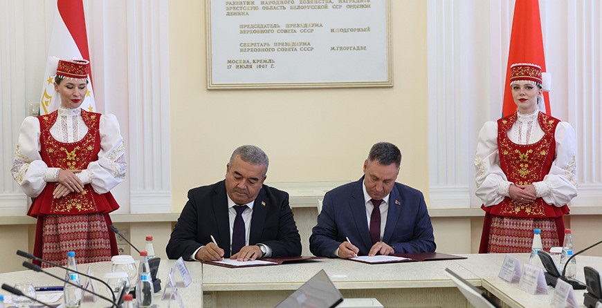 Беларусь и Таджикистан подписали дорожную карту сотрудничества до 2031 года