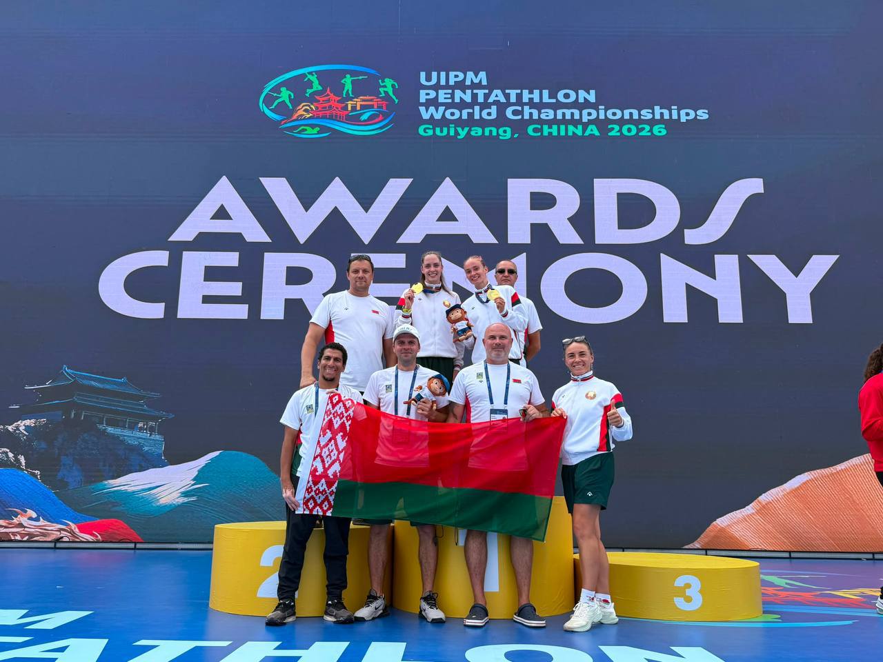 Две белоруски стали чемпионками мира по пятиборью в эстафете