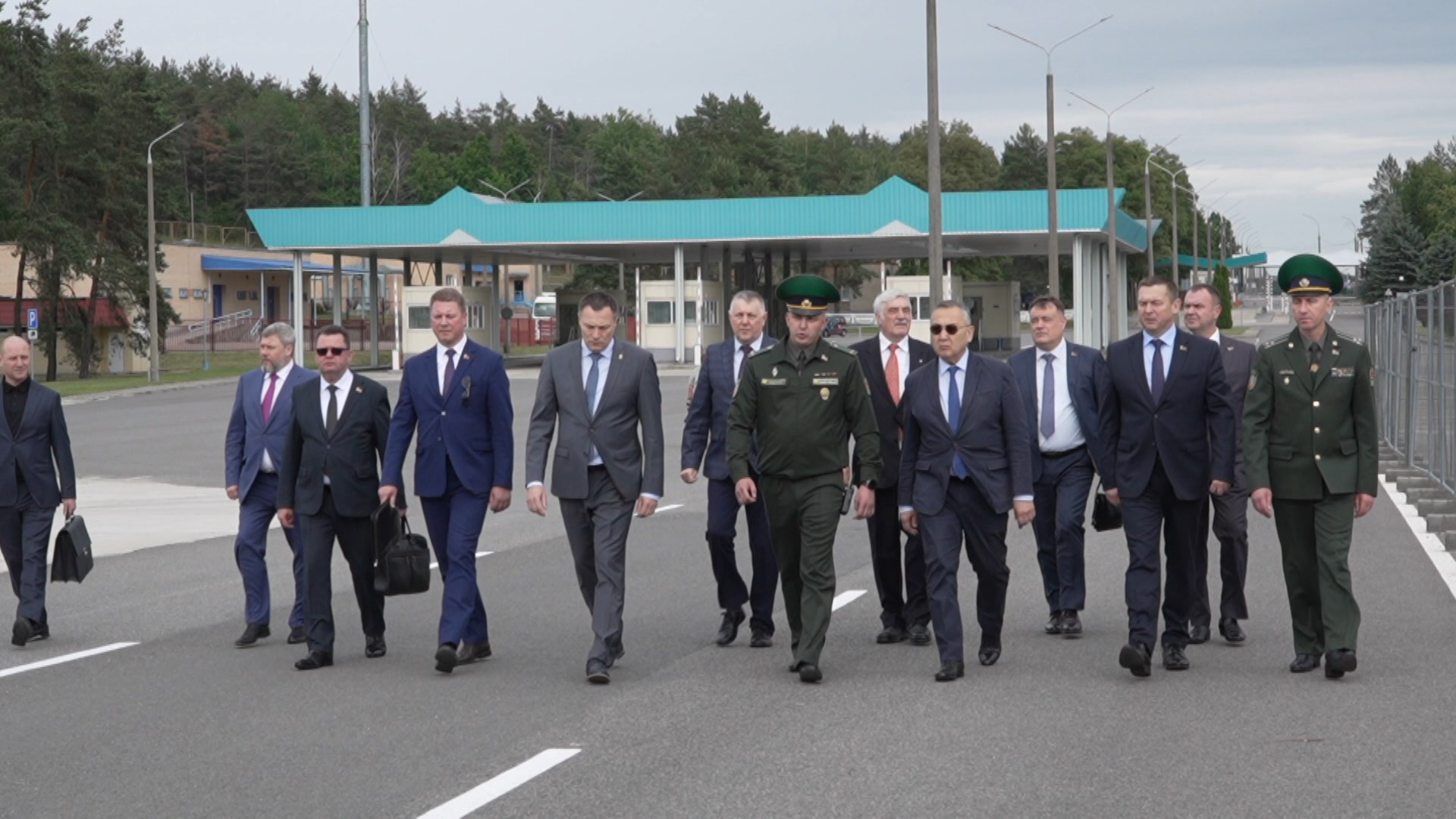 Делегация ОДКБ посетила участок ответственности Гродненской пограничной группы