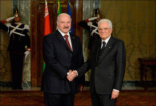 Президент Беларуси совершил зарубежный визит в Италию