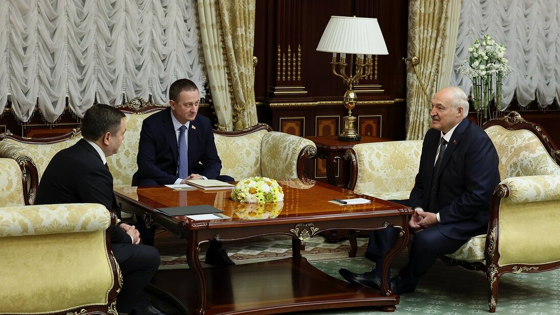 Meeting with Chairman of PSB Bank Petr Fradkov | "Belarusian House" has opened in Tbilisi