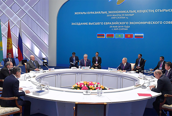 Саммит ЕАЭС в 2019 году прошел в Нур-Султане