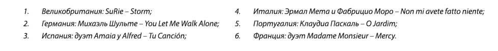 Финал Евровидения 2018 участники часть 2 Финал Евровидения 2018 участники часть 2