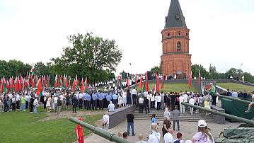About 5.000 people took part in the patriotic action "The Bell of Sorrow" on Buinichi Field in Mogilev District