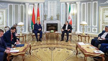 The President of Belarus met with the Iranian Foreign Minister