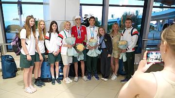 The Belarusian delegation returned from the European Youth Olympic Festival