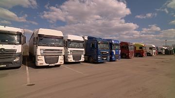 Lithuanian trucks leave the territory of Belarus 
