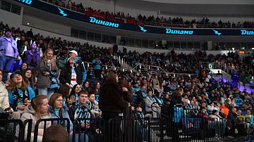 Dinamo Minsk will play its final match of the KHL regular season