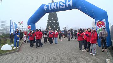 More than 300 people attended the start of the New Year's race in Brest