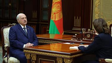 А. Лукашенко заслушал доклад Председателя Совета Республики 