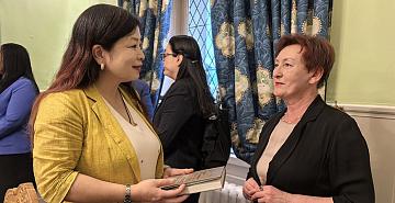 In the Year of the Belarusian Woman, a presentation of Grishkevich's book "The Fate of Women - the Fate of a United Belarus" was held at the UN Office in Geneva
